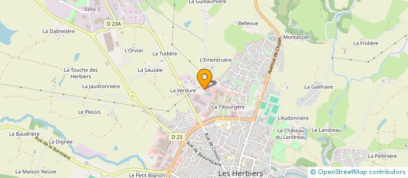 localisation de l'entreprise MONSIEUR CHRISTOPHE JOZELON à LES HERBIERS