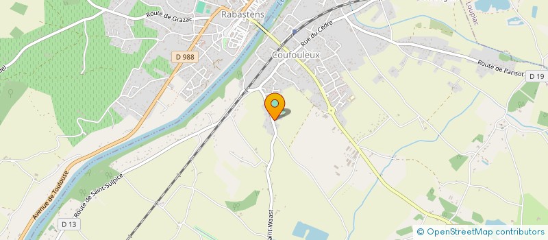 localisation de l'entreprise MONSIEUR CHRISTOPHE JUAN  COUFOULEUX