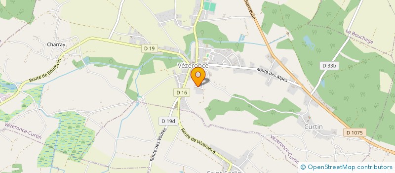 localisation de l'entreprise MONSIEUR CHRISTOPHE JUBAN à VEZERONCE-CURTIN