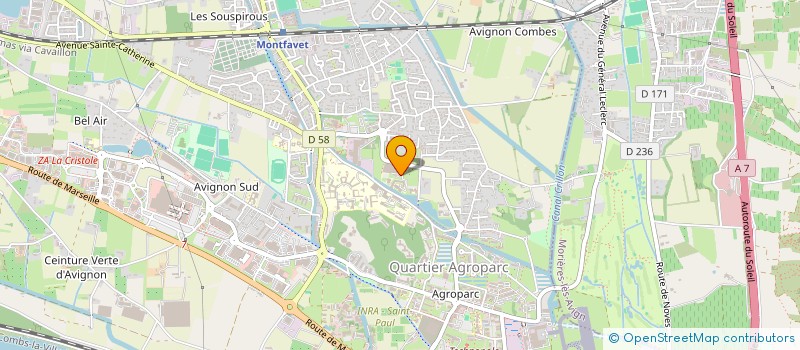 localisation de l'entreprise MONSIEUR CHRISTOPHE JUE  AVIGNON