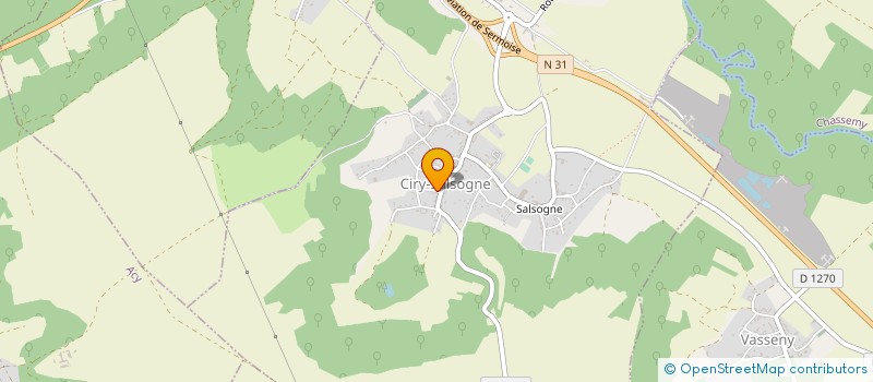 localisation de l'entreprise MONSIEUR CHRISTOPHE JUILLERAT  CIRY-SALSOGNE