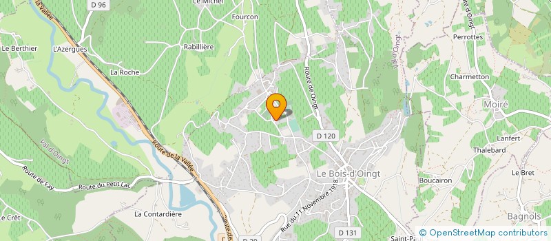 localisation de l'entreprise MONSIEUR CHRISTOPHE JULLIEN  THEIZE