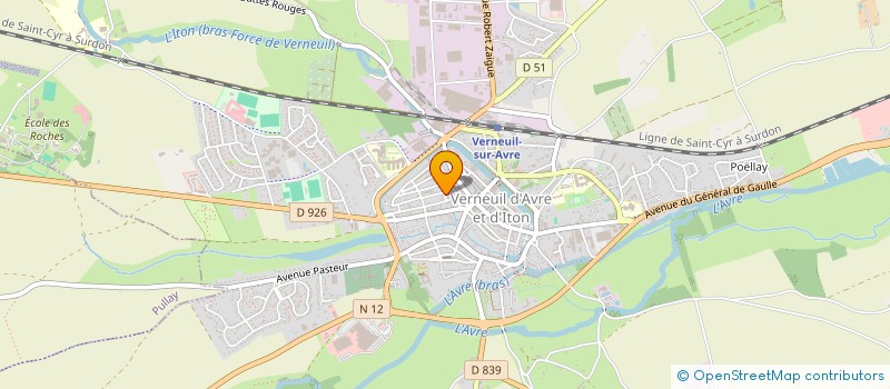 localisation de l'entreprise MONSIEUR CHRISTOPHE JUMEAUX à VERNEUIL D'AVRE ET D'ITON