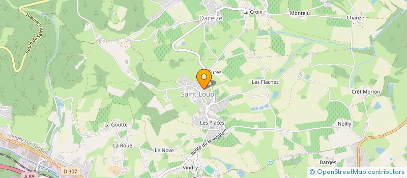 localisation de l'entreprise MONSIEUR CHRISTOPHE JUNET  VINDRY-SUR-TURDINE