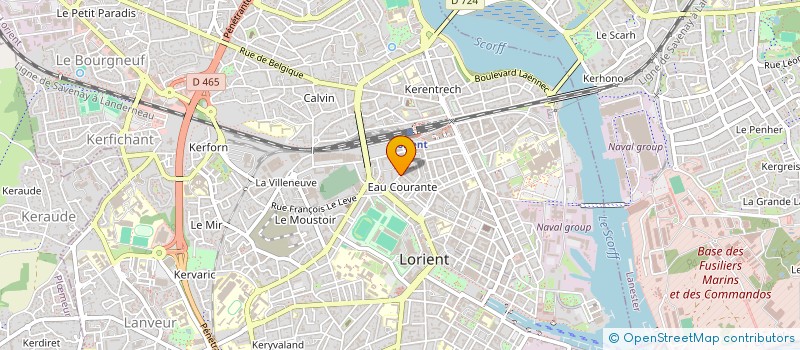 localisation de l'entreprise MONSIEUR CHRISTOPHE JUNG à LORIENT
