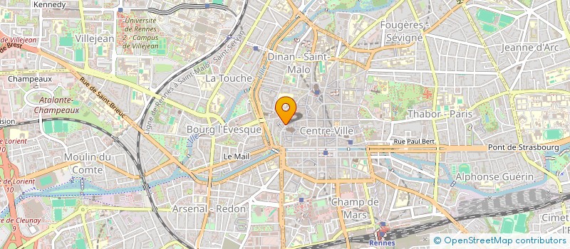 localisation de l'entreprise MONSIEUR CHRISTOPHE JUTEAU  RENNES