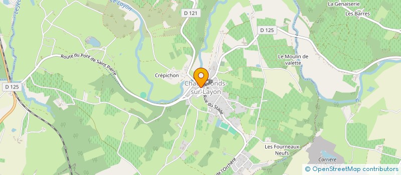 localisation de l'entreprise MONSIEUR CHRISTOPHE JUTEAU  CHAUDEFONDS-SUR-LAYON