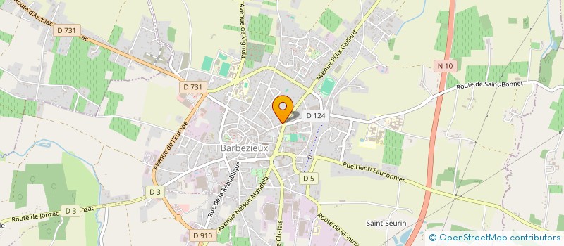 localisation de l'entreprise MONSIEUR CHRISTOPHE KAMMERLANDER à BARBEZIEUX-SAINT-HILAIRE