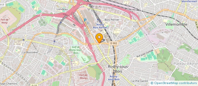 localisation de l'entreprise MONSIEUR CHRISTOPHE KEOBOUALAY à ROSNY-SOUS-BOIS