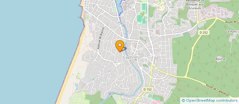 localisation de l'entreprise MONSIEUR CHRISTOPHE KERDELHUE  CAPBRETON