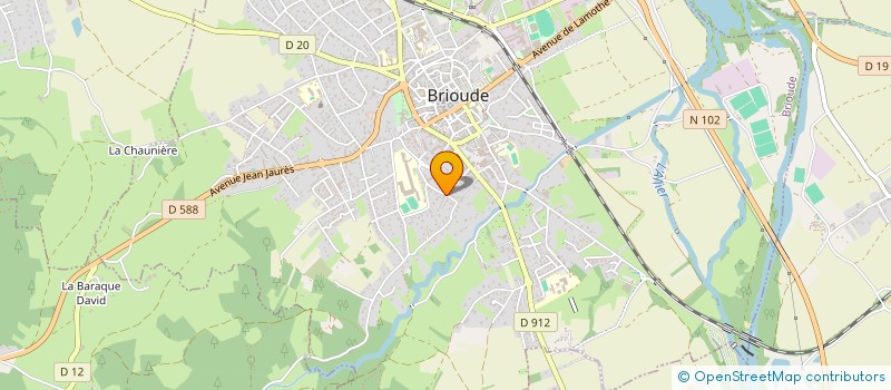 localisation de l'entreprise MONSIEUR CHRISTOPHE KERGOSIEN  BRIOUDE