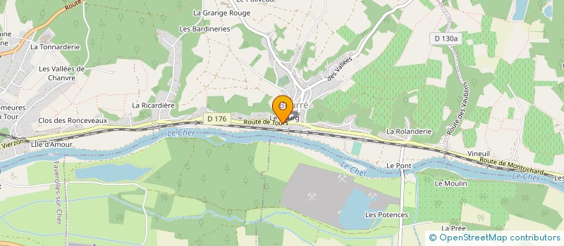 localisation de l'entreprise MONSIEUR CHRISTOPHE KERMORVAN  MONTRICHARD-VAL-DE-CHER