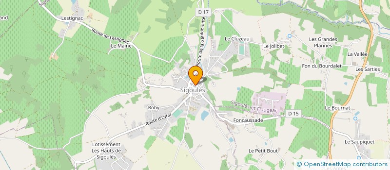 localisation de l'entreprise MONSIEUR CHRISTOPHE KERN  BERGERAC