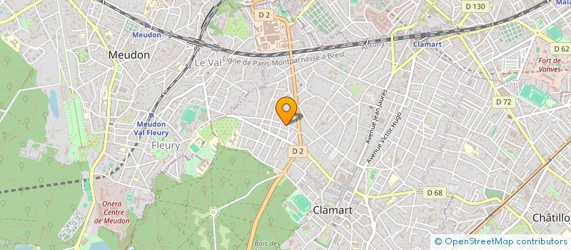 localisation de l'entreprise MONSIEUR CHRISTOPHE KERVEILLANT à CLAMART