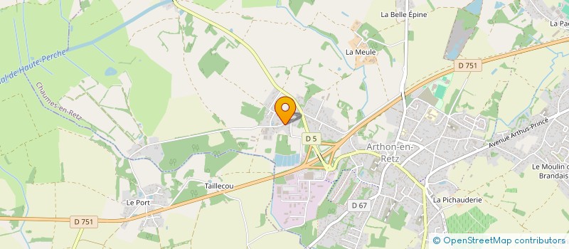 localisation de l'entreprise MONSIEUR CHRISTOPHE KERVICHE  CHAUMES-EN-RETZ