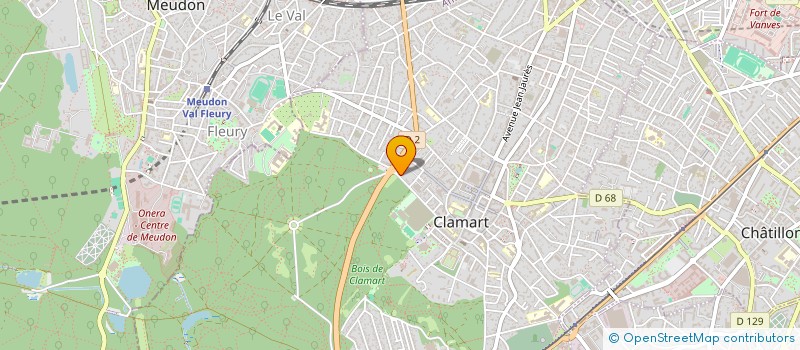localisation de l'entreprise MONSIEUR CHRISTOPHE KHAWAM  CLAMART