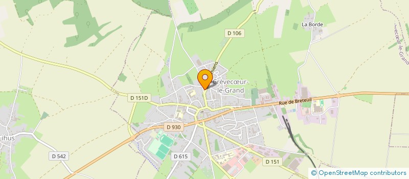 localisation de l'entreprise MONSIEUR CHRISTOPHE KIEFFER  CREVECUR-LE-GRAND