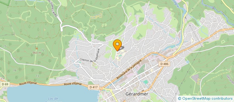 localisation de l'entreprise MONSIEUR CHRISTOPHE KIEFFER  GERARDMER