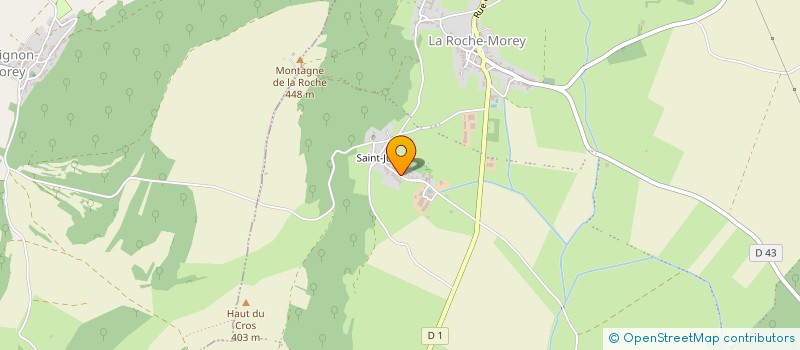 localisation de l'entreprise MONSIEUR CHRISTOPHE KIMBERT  LA ROCHE-MOREY