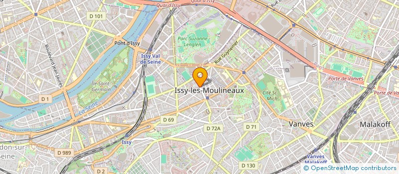 localisation de l'entreprise MONSIEUR CHRISTOPHE KITANE à ISSY-LES-MOULINEAUX