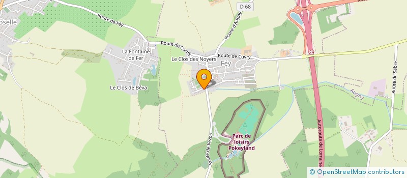 localisation de l'entreprise MONSIEUR CHRISTOPHE KLEIN à FEY