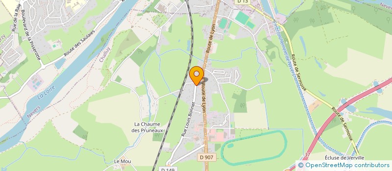 localisation de l'entreprise MONSIEUR CHRISTOPHE KLEIN  CHALLUY