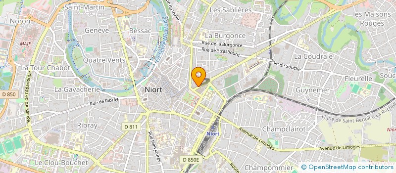 localisation de l'entreprise MONSIEUR CHRISTOPHE KLOETI à NIORT
