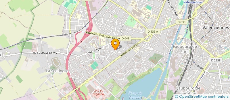 localisation de l'entreprise MONSIEUR CHRISTOPHE KNAP  VALENCIENNES