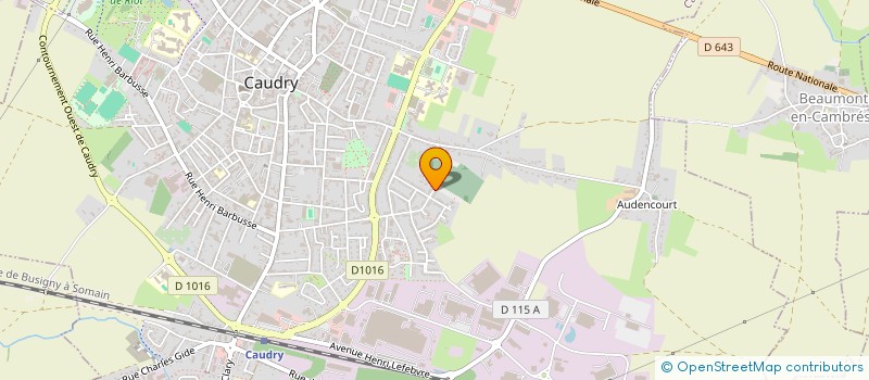 localisation de l'entreprise MONSIEUR CHRISTOPHE KNOCKAERT  CAUDRY