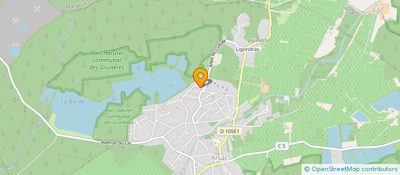 localisation de l'entreprise MONSIEUR CHRISTOPHE KONZET  ARSAC