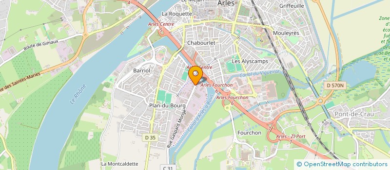 localisation de l'entreprise MONSIEUR CHRISTOPHE KRIRECHE  ARLES