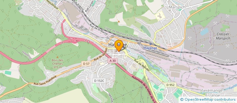 localisation de l'entreprise MONSIEUR CHRISTOPHE KROOCKMANN  HAYANGE