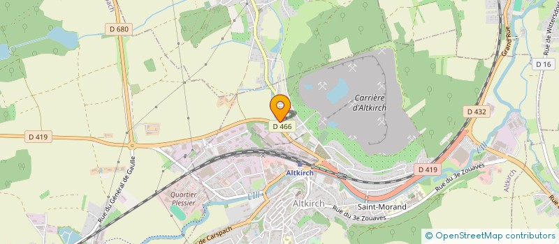 localisation de l'entreprise MONSIEUR CHRISTOPHE KUBLER à ALTKIRCH