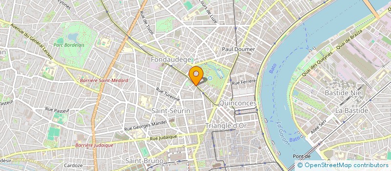 localisation de l'entreprise MONSIEUR CHRISTOPHE KURTZ à BORDEAUX