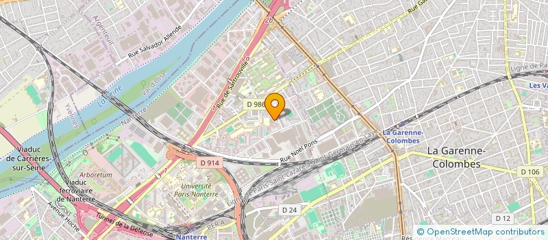 localisation de l'entreprise MONSIEUR CHRISTOPHE KWEWABA MBADU  NANTERRE