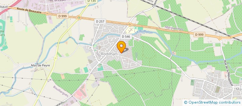 localisation de l'entreprise MONSIEUR CHRISTOPHE LABAJ  RODILHAN