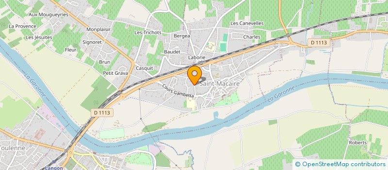 localisation de l'entreprise MONSIEUR CHRISTOPHE LABARBE  SAINT-MACAIRE