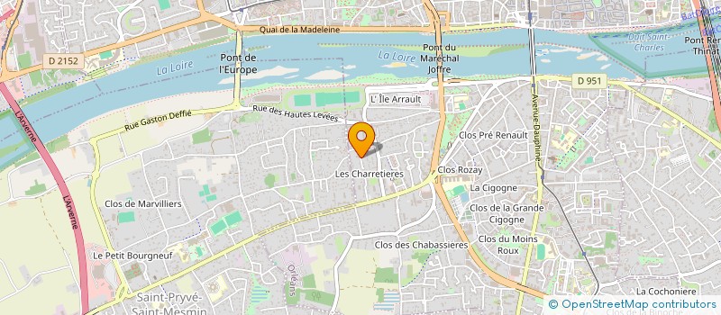 localisation de l'entreprise MONSIEUR CHRISTOPHE LABARRE à ORLEANS