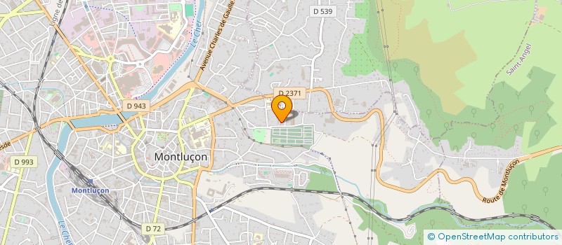 localisation de l'entreprise MONSIEUR CHRISTOPHE LABBE  MONTLUCON