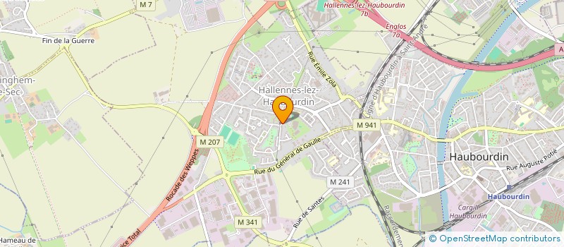 localisation de l'entreprise MONSIEUR CHRISTOPHE LABBE  HALLENNES-LEZ-HAUBOURDIN