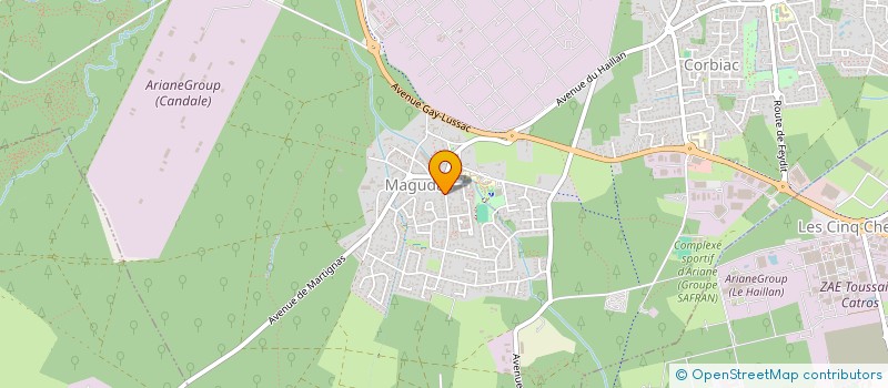 localisation de l'entreprise MONSIEUR CHRISTOPHE LABERGERE  SAINT-MEDARD-EN-JALLES