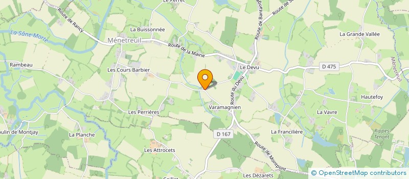 localisation de l'entreprise MONSIEUR CHRISTOPHE LABORIER  MENETREUIL