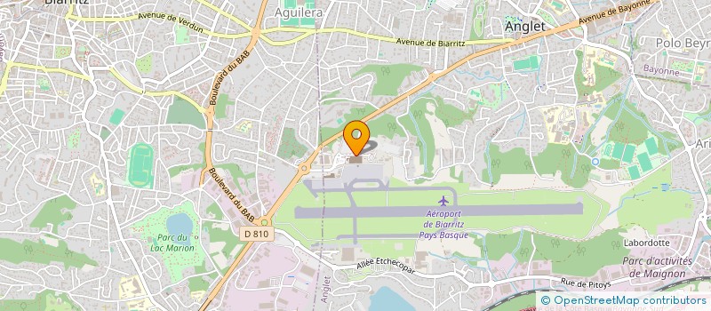 localisation de l'entreprise MONSIEUR CHRISTOPHE LABURTHE  ANGLET