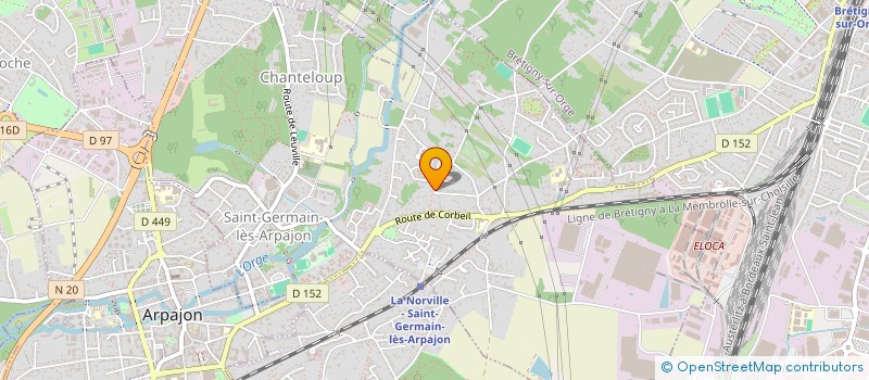 localisation de l'entreprise MONSIEUR CHRISTOPHE LABY à SAINT-GERMAIN-LES-ARPAJON