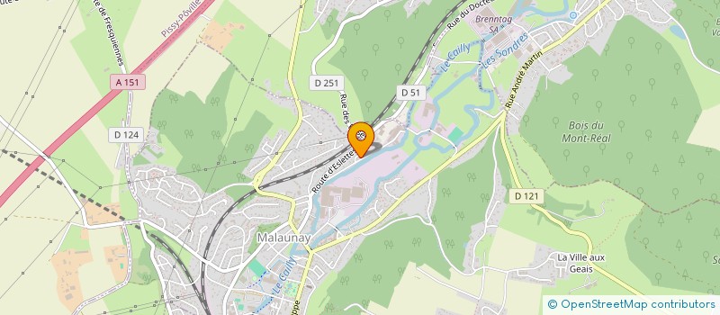 localisation de l'entreprise MONSIEUR CHRISTOPHE LACAILLE  MALAUNAY