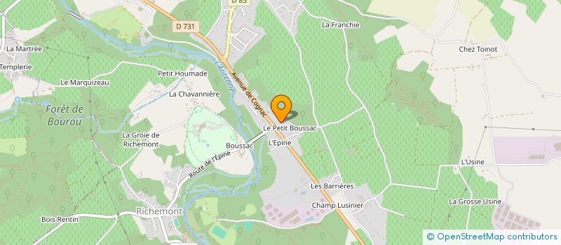 localisation de l'entreprise MONSIEUR CHRISTOPHE LACAUD à VAL-DE-COGNAC