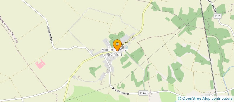 localisation de l'entreprise MONSIEUR CHRISTOPHE LACAVE  MONTMORENCY-BEAUFORT