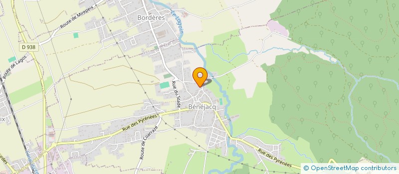 localisation de l'entreprise MONSIEUR CHRISTOPHE LACAZE  BENEJACQ