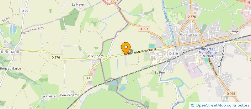 localisation de l'entreprise MONSIEUR CHRISTOPHE LACHAUD  PONTORSON