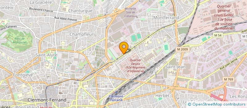 localisation de l'entreprise MONSIEUR CHRISTOPHE LACK  CLERMONT-FERRAND